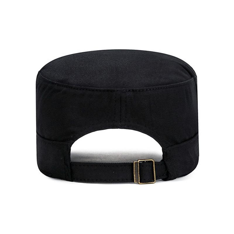 Мужская шляпа Four Seasons Flat Top Hat Outdoor Sun Hat Cotton Breathable Adjustable Cap