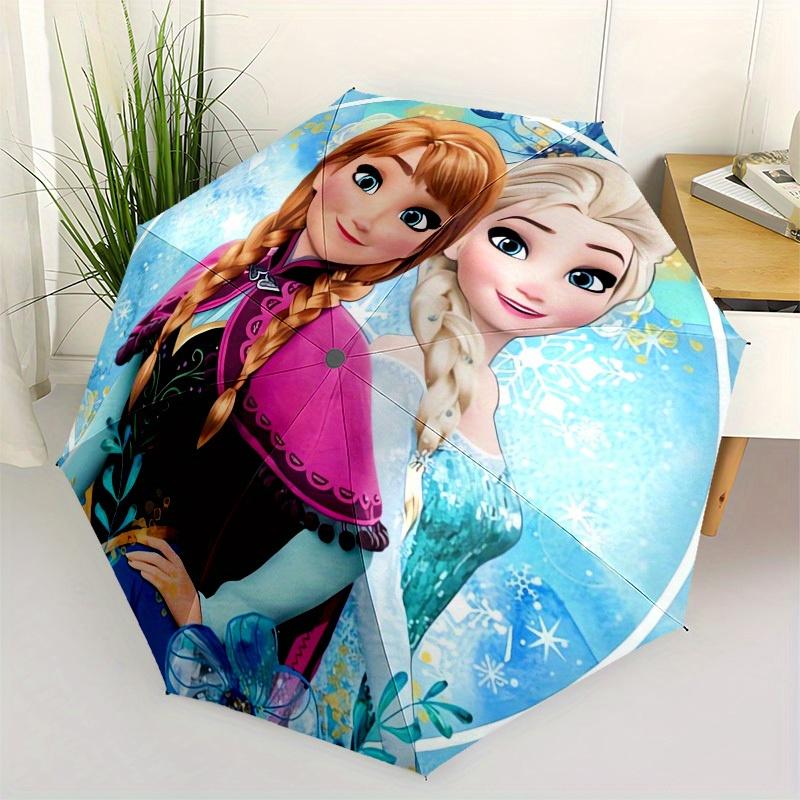 1pc Anna Elsa Themed High-quality Umbrella,Automatic Opening and Closing Umbrella,Multi-functional Umbrella G0811177