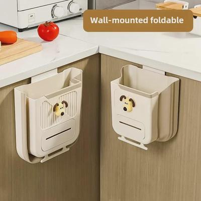 Многофункциональный складной кухонный шкаф для мусора с большим отверстием