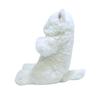 SunLemon Sleeping Lap Cat, Small, Persian, White, 15 x 12 x 34 cm, Plush Animal, Cute Cat, P-1593