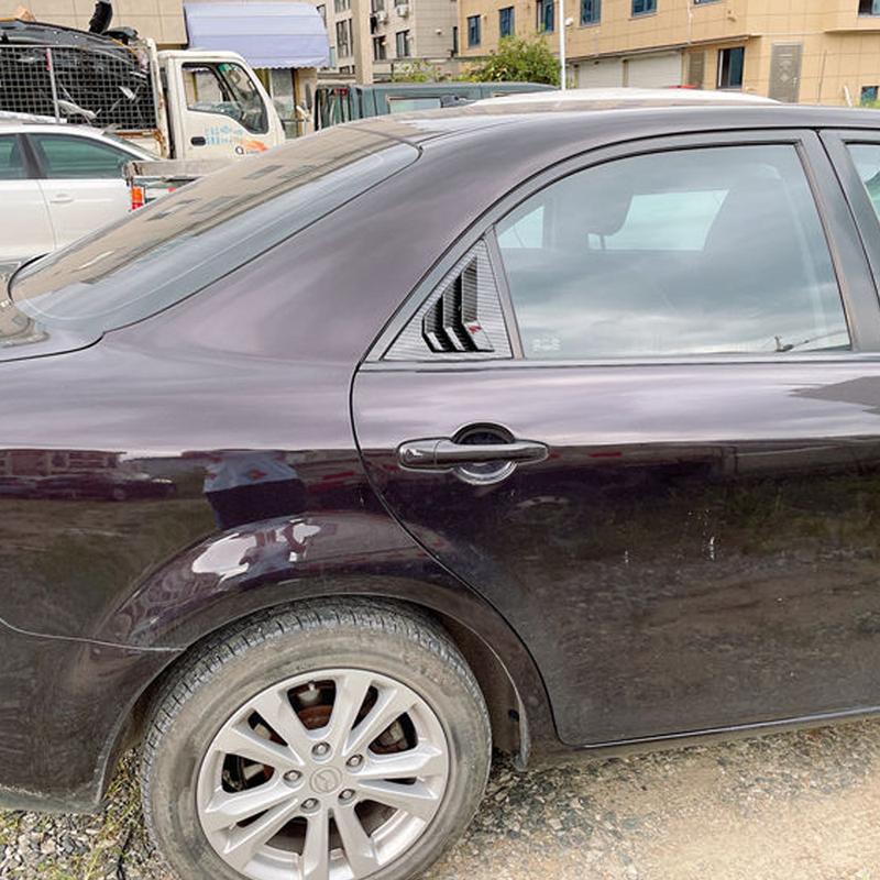 Для Mazda 6 Седан 2002 2003 2004 2005-2008 ABS Пластик Заднее Окно Четверть Жалюзи Накладка Боковое Вентиляционное Отверстие Отделка Автомобильные Клейкие Аксессуары