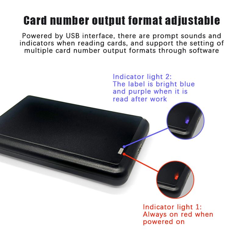 Считыватель меток USB UHF ISO18000-6C 860-960 МГц без драйверов чтение запись HID-USB виртуальный COM-вывод регулируемый