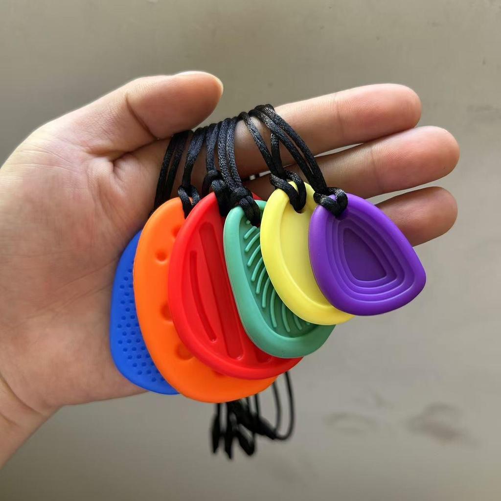 Сенсорный силиконовый фиджет-камень для детей – Снятие стресса и текстурированная игрушка для беспокойства