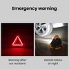 Car Emergency Breakdown Warning Triangle Red Reflective Safety Hazard Lamp Vehicle Tripod Stop Logo LED Light