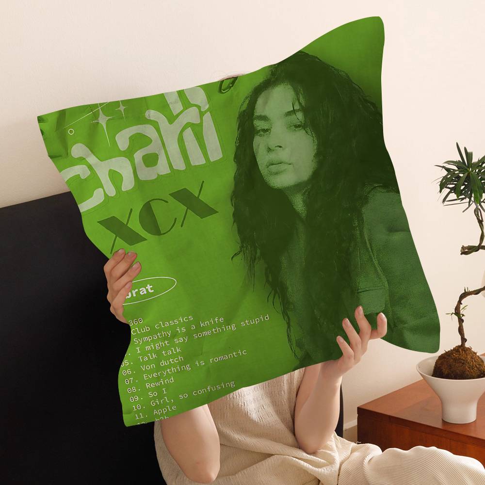 C-Charli Xcx Наволочка для подушки Декоративная наволочка для подушки Гостиная Диван Домашний декор Индивидуальный