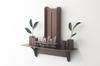 Kamidana No Sato Modern Shinto Shrine Set Kurumi + Kagari + Mitsuba Walnut Set No. 10
