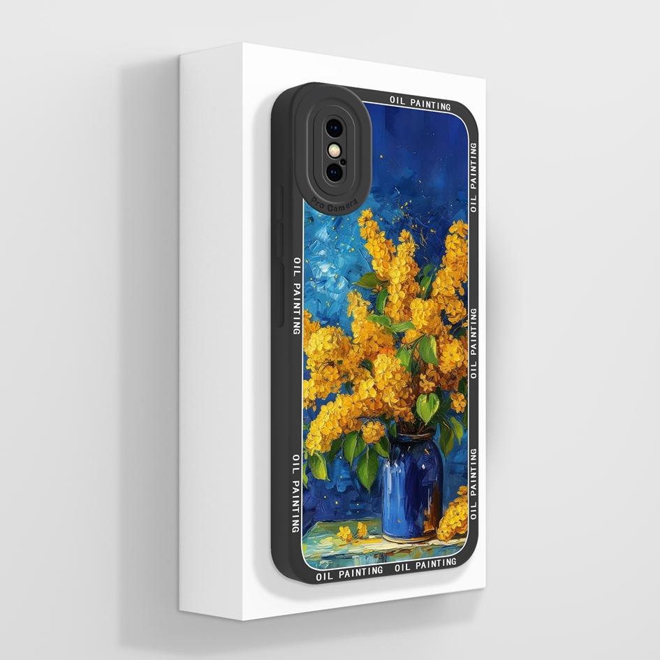 Для Apple iPhone X XR XS SE 6 7 8 11 12 Pro Max Plus Mini чехол для телефона роскошный цветочный узор мягкий жидкий силиконовый противоскользящий защитный чехол для iPhone