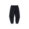 Training Series Solid Color Mid Waist Thickened Cuffed Knitted Sports Pants Women Pants Black 162347305-1