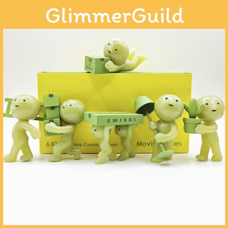 Светящийся в темноте привлекающий внимание фигурка мультяшная модель игрушка подарок украшение