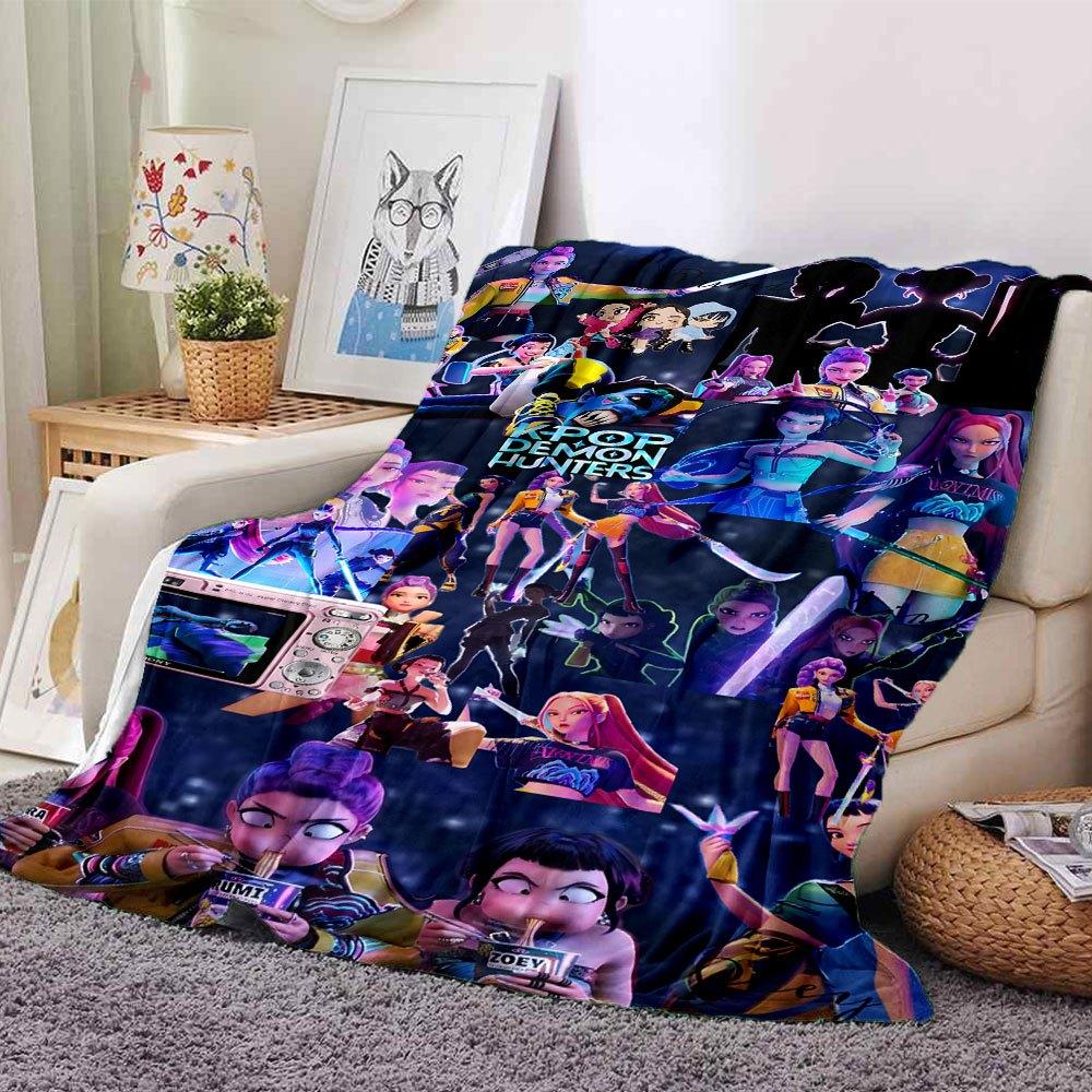 1pc hunter x (12) Blanket Soft Warm Throw for Home, Office, Travel All Season Cozy Bedding Gift, Office Cozy AccessoryB1