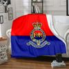 British Royal Artillery Flannel Blanket Soft All-Season Throw, Design for Camping, Car Travel, Hiking Sofa, Bed, Office Perfect Gift for Parties