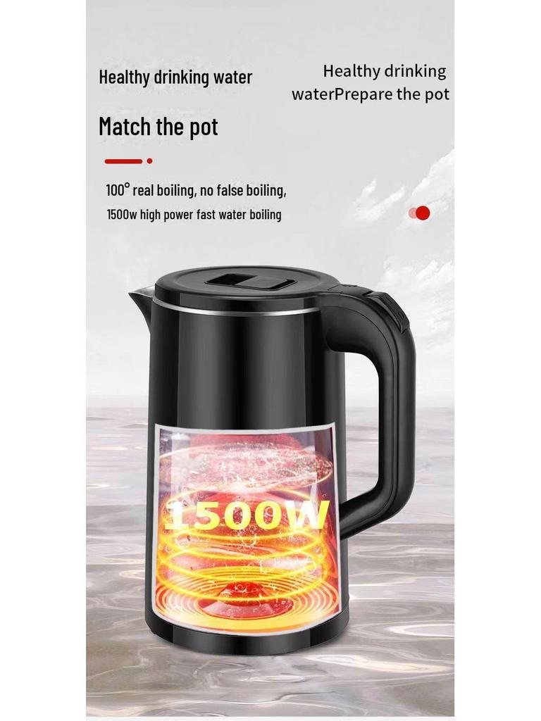 Electric Kettle Stainless Steel Boiling Water Kettle Fast Boil Automatic Shut Off Home Use Hot Water Kettle