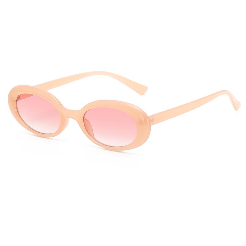 Солнцезащитные очки Trend Oval Retro Small Frame Sunglasses Women Candy Color Glasses Men