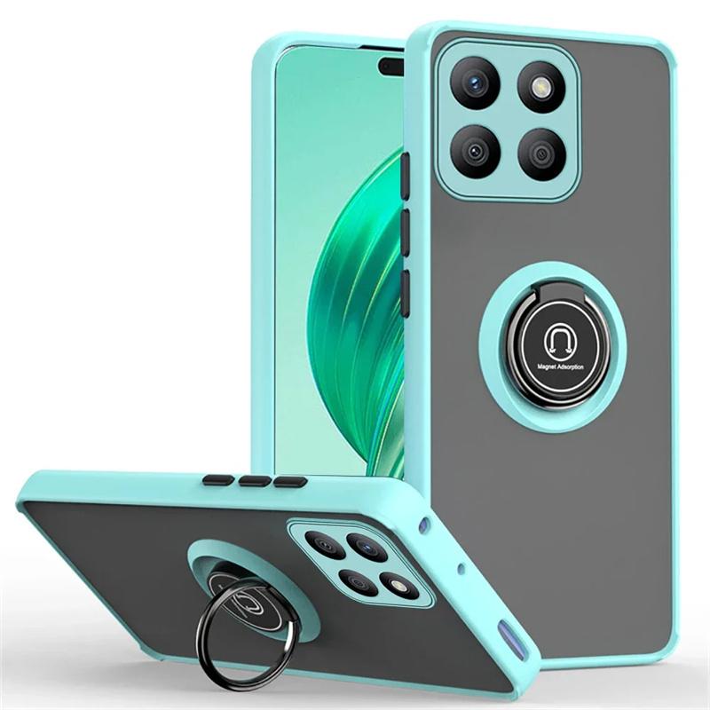 Матовый защитный чехол для Honor X8b X7b 5G X9b X8a X7a X6a X9a X7 X6 X5 Plus чехол-кольцо магнитный держатель подставка противоударный чехол Fundas