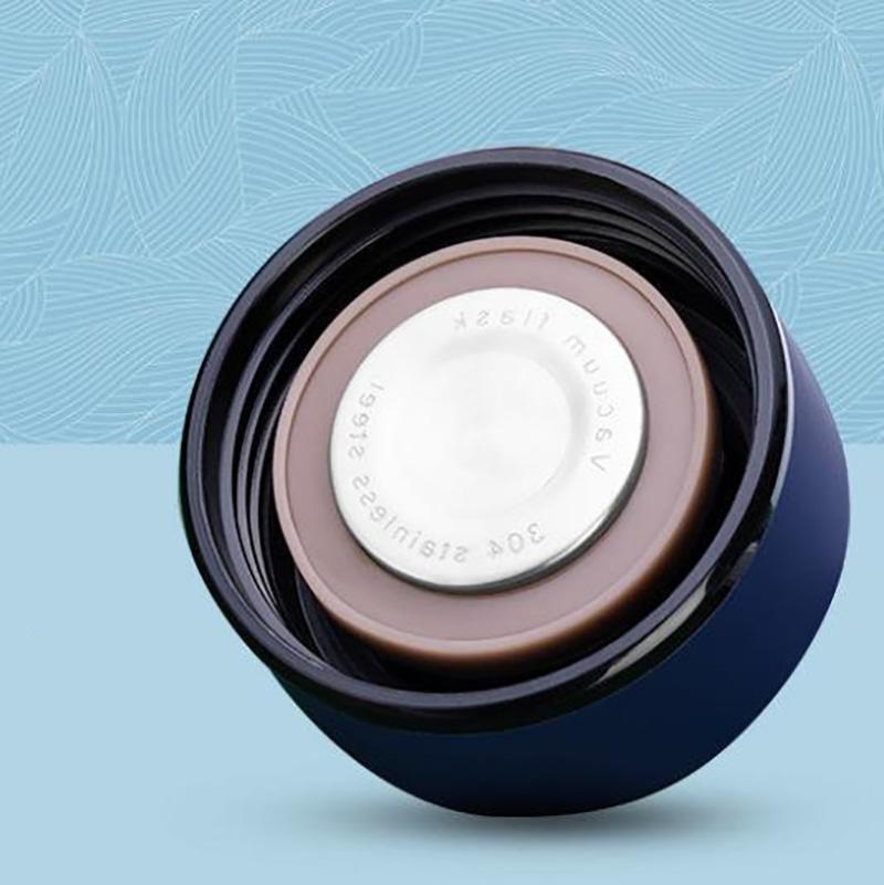 Термос Lucky Deer с принтом из нержавеющей стали 304, бутылка для воды для кофе, чая, 500 мл, домашняя чашка для спорта на открытом воздухе, чашка для воды