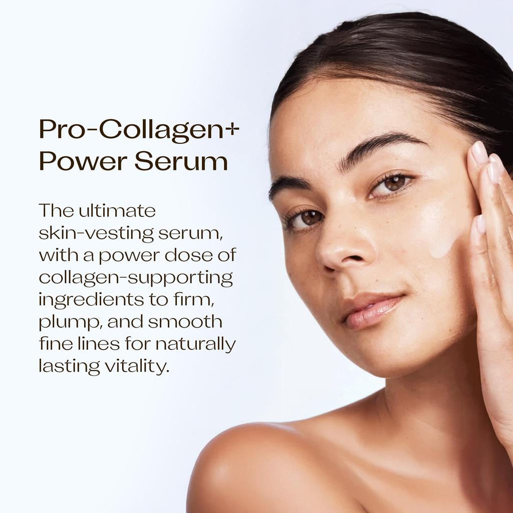Trilogy Power Firming Serum for Eye and Mouth Low Molecular Weight Premium Hypoallergenic PC+ Serum, Areas, Pro-Collagen, Peptides, Organic,
