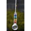 Sparkling K9 Crystal Glass Crystal Car Hanging Rainbow Suncatcher Beautiful Balcony Garden Hanging Ornament A