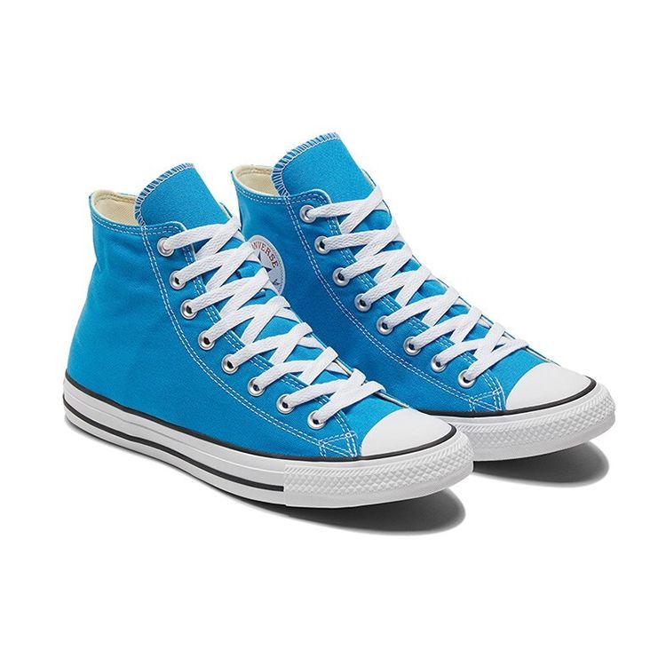 Converse Chuck Taylor All Star Casual Comfortable High Top Canvas Shoes Unisex Sneakers Sky-Blue White 161418C