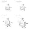 1Pcs U Groove Nylon Bearing Wheel Roller  for Gate Industrial Machines Round Guide Track