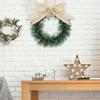 Мини рождественские венки для шкафов венки с лентами банты ягоды искусственные сосновые иголки венки для входной двери окна кухонные шкафы декор