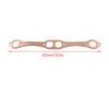Пара Медных Прокладок Выпускного Коллектора SBC Oval Port для Chevy SB 327 305 350 383 Многоразовый Комплект Прокладок Выпускного Коллектора