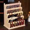 Solid Wood Jewelry & Hair Tie Display Stand: Bracelet Storage Rack