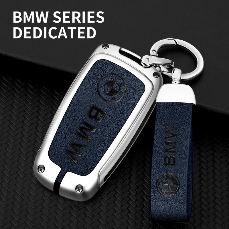 For BMW New 2025 For BMW M E39 E46 E60 E90 F10 F15 F20 F25 F30 G05 G01 F01 G80 G01 Car TPU Zinc Alloy Key Case Bag Car Key Chain