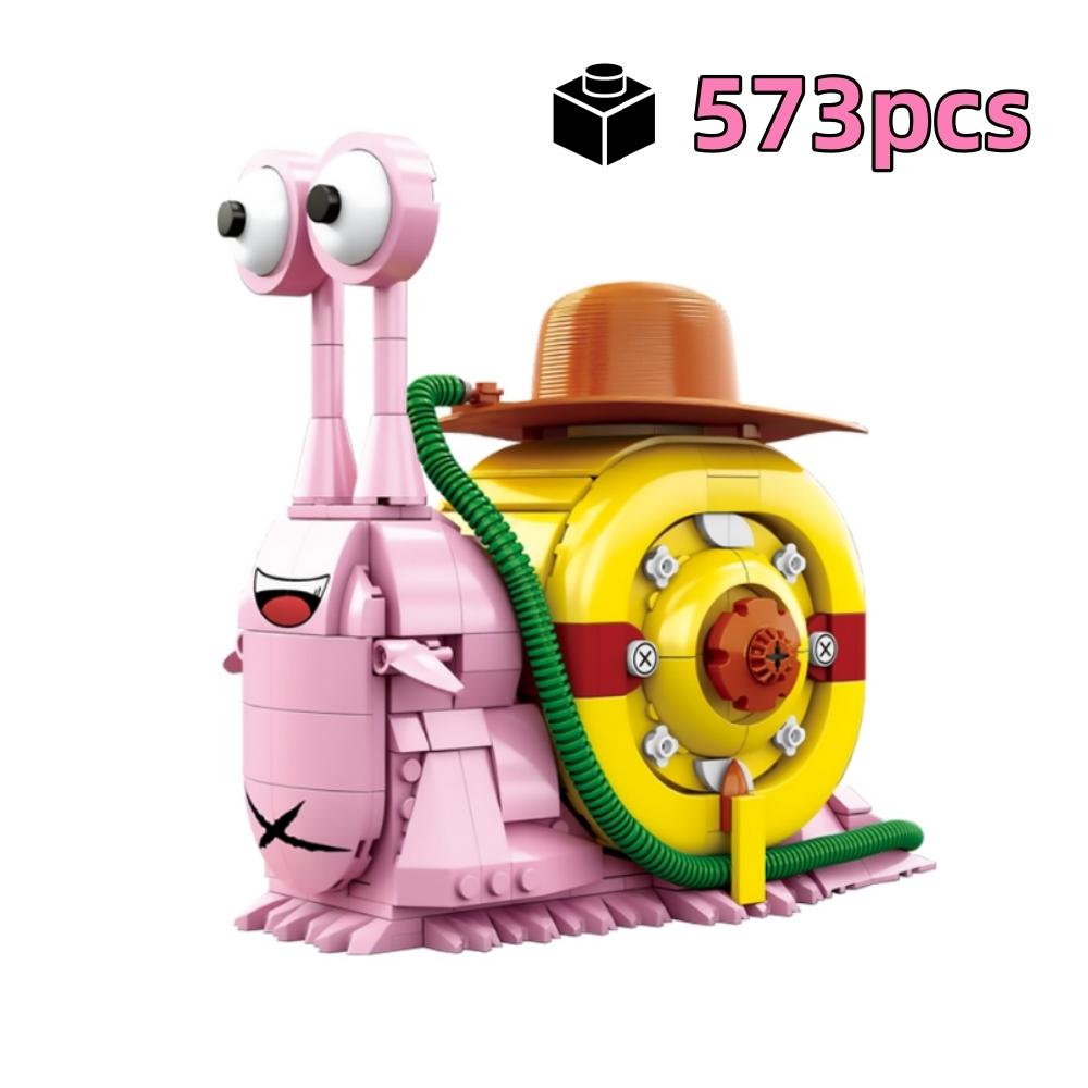 Creative Animal Snail Bug Model Building Blocks Bricks Toys Moc Assembly For Kids Adult Birthday Halloween Christmas Gifts