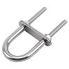 Stainless Steel 304 Marine Rigging Bow Stern Eye U-Bolt for Boat Hardware Parts Pipe Clamp Stainless Steel Marine Bolt