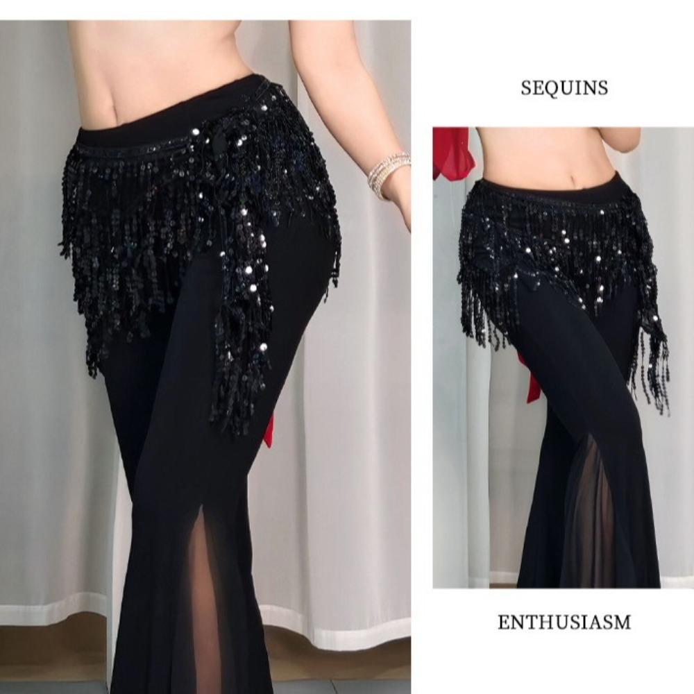 4 цвета пояс для танца живота с кисточками для женщин, пояс для танца живота, латиноамериканские танцоры