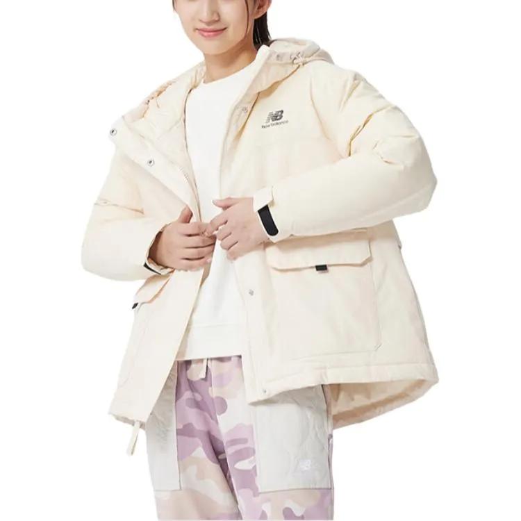 New Balance Down Jacket Women's White (Unisex) Down Jackets AWJ23334 TCM