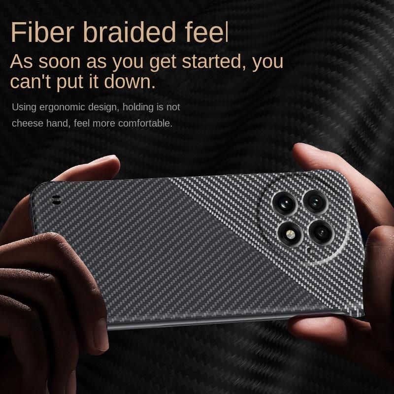 Для OnePlus 13 Защита объектива Чехол для телефона из углеродного волокна