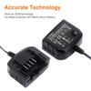 Совместим с литий-ионными аккумуляторами For Black&Decker 20V LBXR2020-OPE, LB2X3020-OPE. Зарядное устройство для литий-ионных аккумуляторов 20V. Вилка US/EU/UK/AU