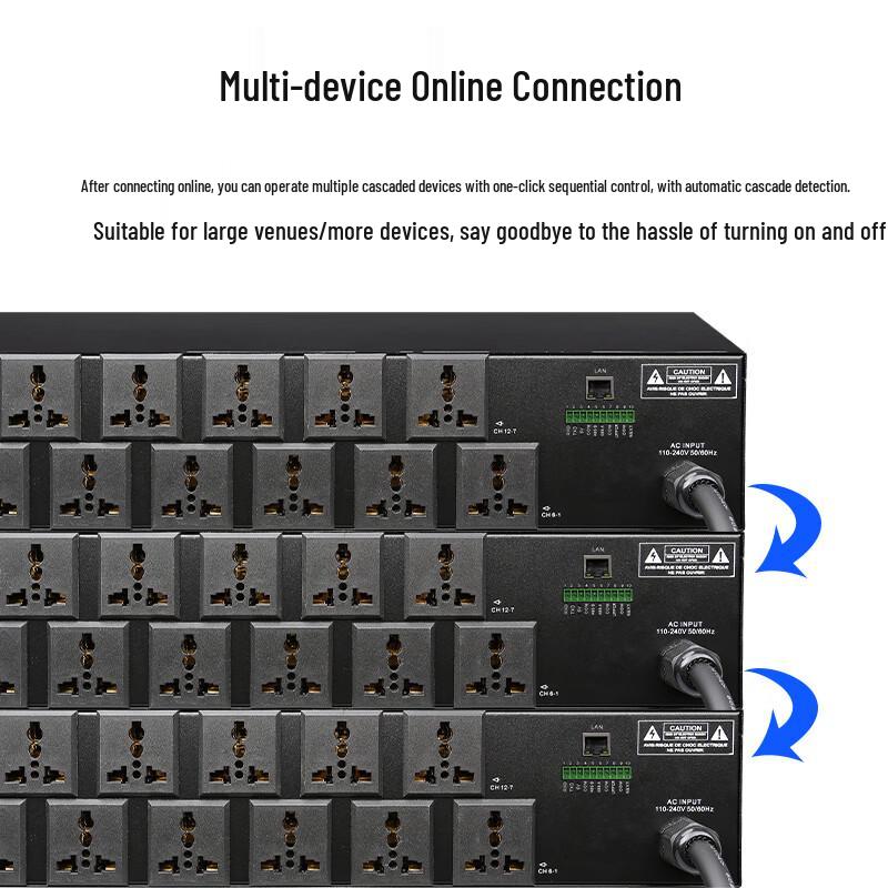 XRW-T48 Smart Power Sequencer with Touch Display (CN version)