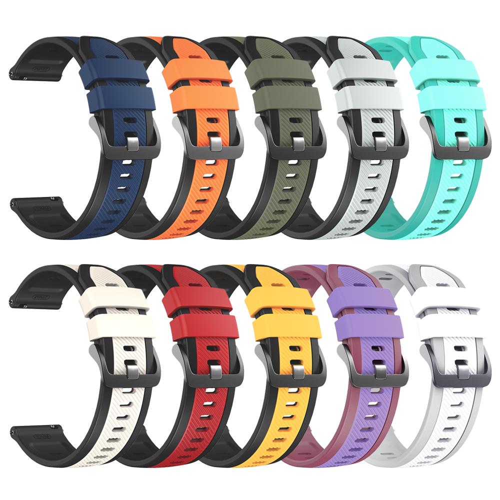 Silicone Strap For Realme Watch S 2 3 Pro 22mm Soft Smartwatch Bracelet Correa For Realme Watch S2 Two-Tone Wome Men Watch Bands