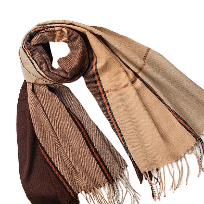 Soft Plaid Winter Scarf