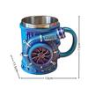 Кружка из смолы с изображением турбированного двигателя V8