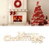 Crafts Letter Carving Hanging Ornaments Wood Pieces Wooden Slice Xmas Decoration Merry Christmas