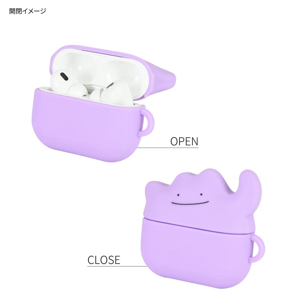 Совместимый силиконовый чехол Gourmandise Pokemon AirPods Pro Pro Metamon (Второе поколение)/AirPods POKE-810B