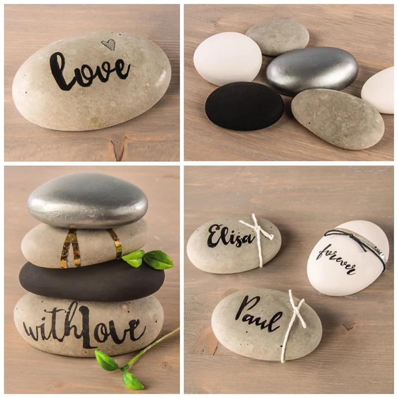 Многосекционная креативная силиконовая форма для мыла Pebble, форма для свечей из смолы, гипсовая форма для кубиков льда, инструмент для приготовления шоколада, домашний декор, подарки