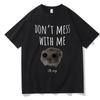 Funny Sad Hamster Meme Cry BiG Eye Cute Mouse T Shirt Women Fashion Kawaii Clothes Tshirts Women Tshirt