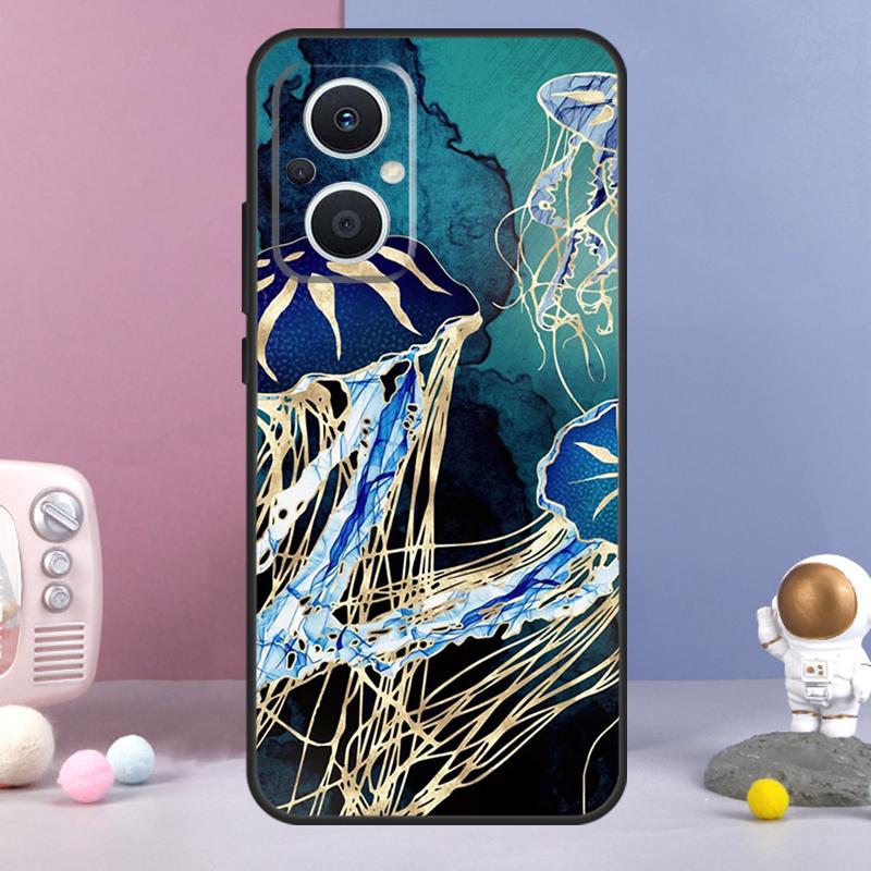 Чехол 'Волшебная Медуза' для OPPO Reno 13 F 11F 12F 14F 10 11 12 14 Pro 7 8 Lite Чехол OPPO Find X6 X5 X8 X9 Pro