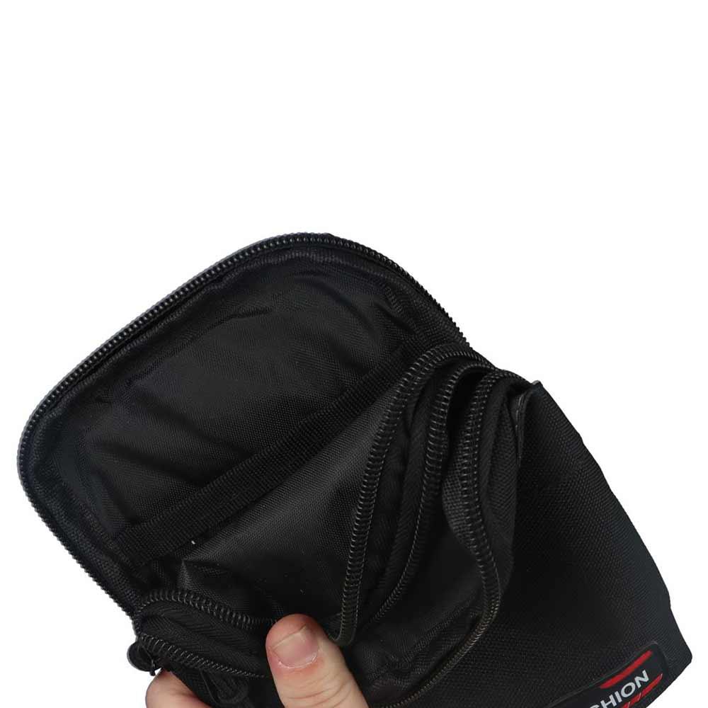 Nylon Colth Single/Double Layer Mobile Phone Bags Waist Fanny Pack Belt Waist Bag Men Phone Pouch