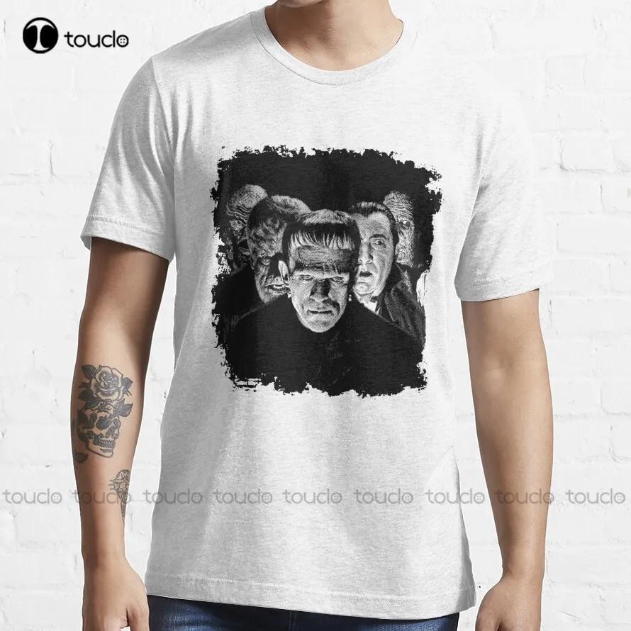 Classic Monsters Black White Pop Tshirt Cheap Tshirts Custom Aldult Teen Unisex Digital Printing Xs5xl All Seasons Cotton