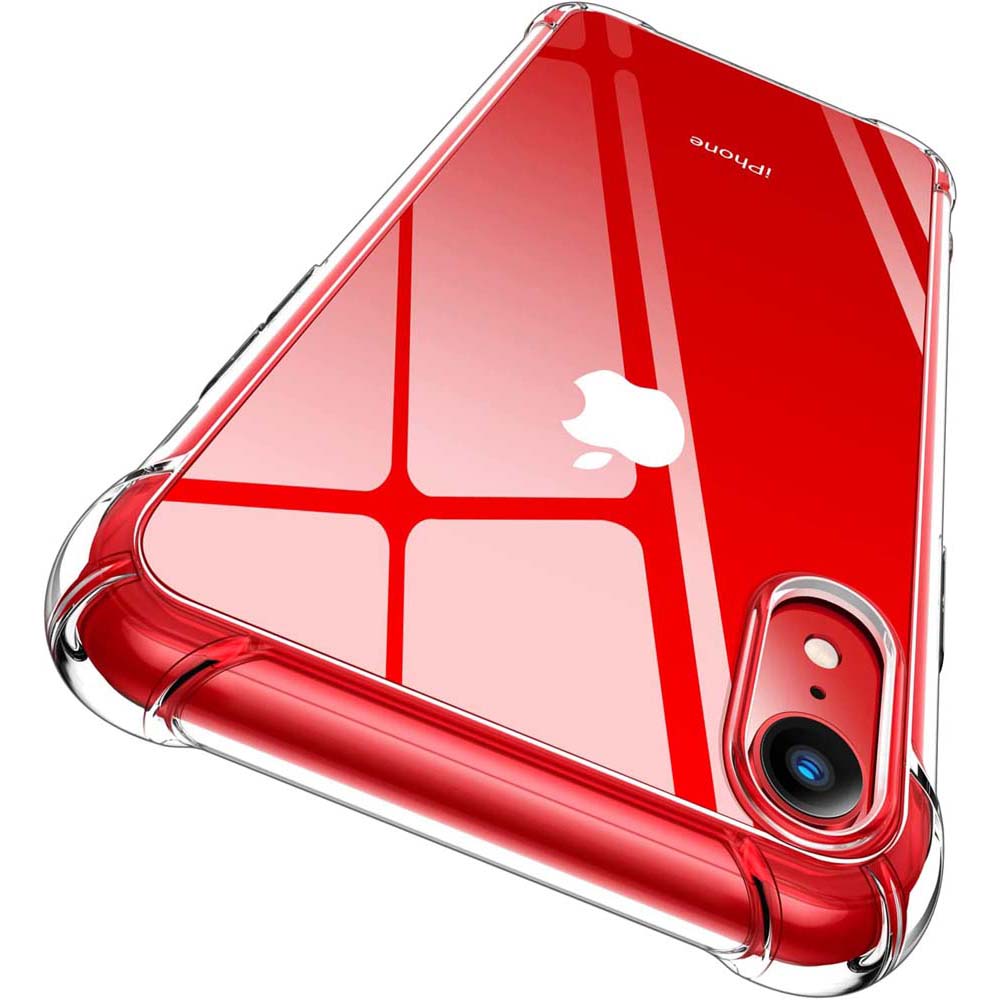 Толстый противоударный силиконовый прозрачный чехол для телефона iPhone XR XS Max X SE 2022 SE 2020 8 7 Plus 13 14 15 защитный чехол задняя крышка