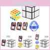 Premium Children's Educational Puzzle Cube 5.7cm Two-layer Mirror Shape Cube For Brain Development