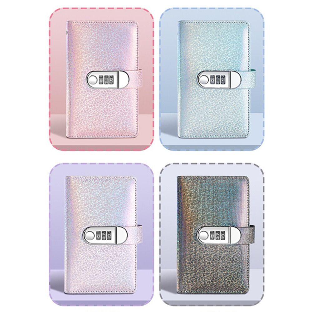 Блокнот для экономии денег с кодовым замком, ПУ кожа, книга для экономии бюджета