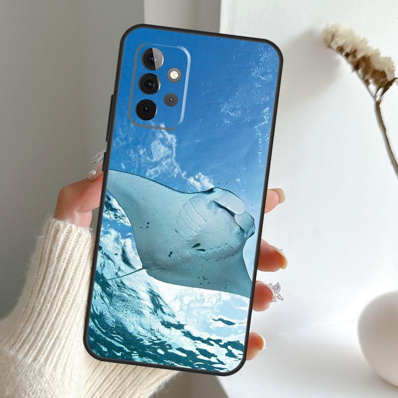 Чехол для телефона Animal Manta Ray для Samsung Galaxy A51 A71 A12 A22 A32 A52 A72 A13 A23 A33 A54 A53 A34 A73 A21S A52S
