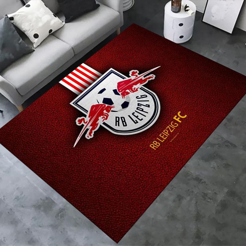 RB Leipzig Logo Carpet Rug for Living Room Bedroom Home Sofa Decoration,Kids play Non-slip Floor Mat
