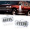 Светодиодные подсветки зеркал для луж для Chevy Silverado 1500 Classic Avalanche 1500 2500 GMC Sierra 1500 Classic Cadillac Escalade/Escalade ESV EXT Yukon XL